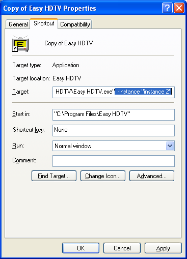 Add instance of Easy HDTV or Easy HDTV DVR