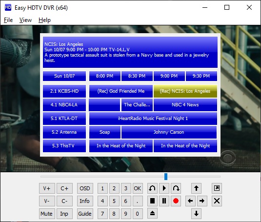 Free TV program guide from PSIP data